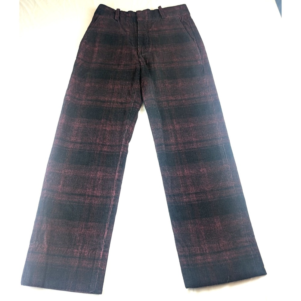 AG Plaid Courduroy Pants